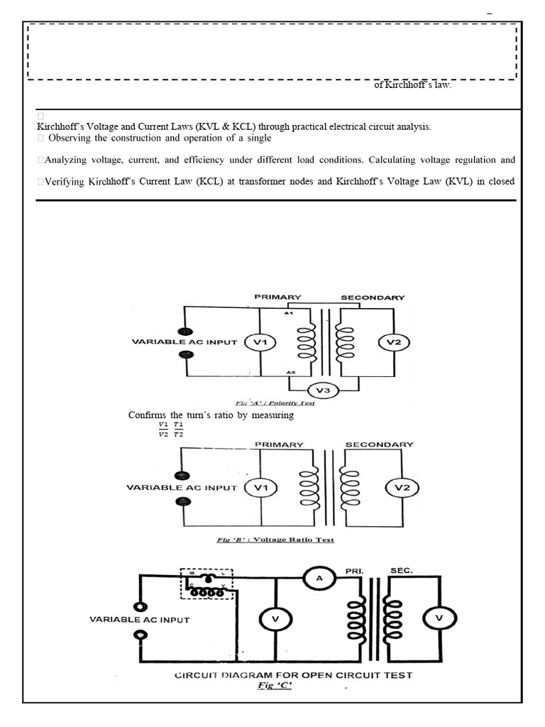 Electric Exp 3 | PDF | Transformer | Voltage