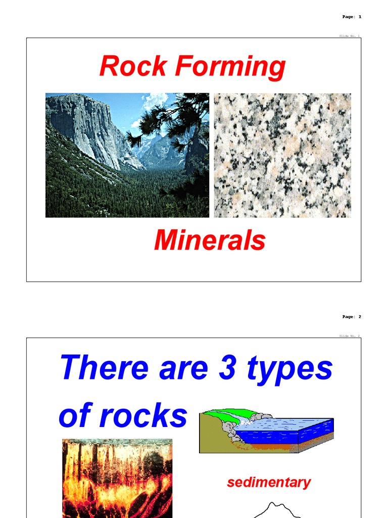 Rock Forming Minerals