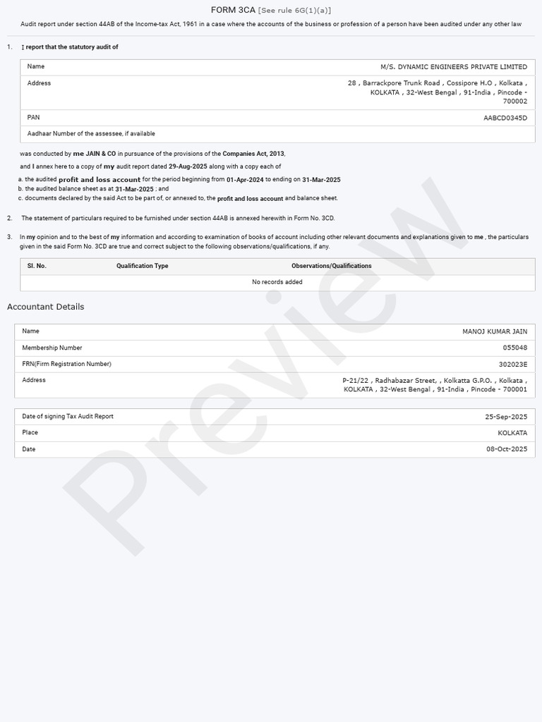 F3CA Preview | PDF | Valuation (Finance) | Payments