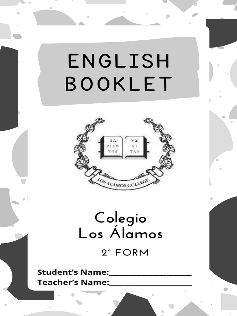 English Learning Activities Booklet | PDF | Educational Environment ...