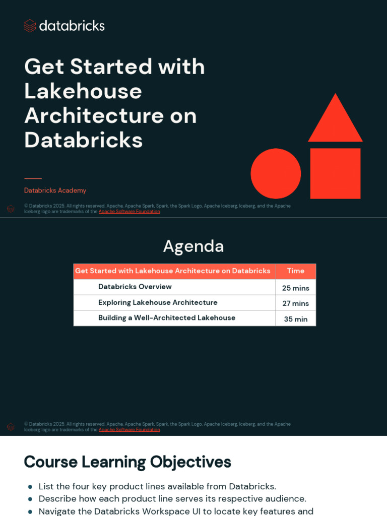 Databricks Lakehouse Architecture Guide | PDF | Apache Spark ...