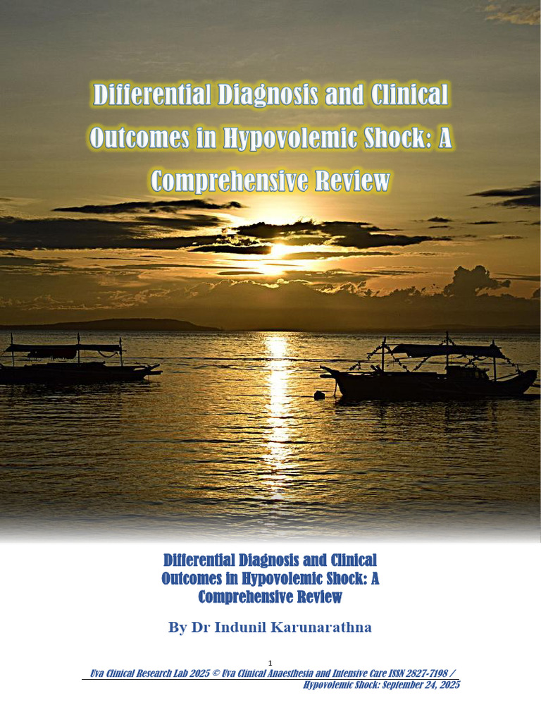 Hypovolemic Shock: Diagnosis & Outcomes | PDF | Shock (Circulatory ...