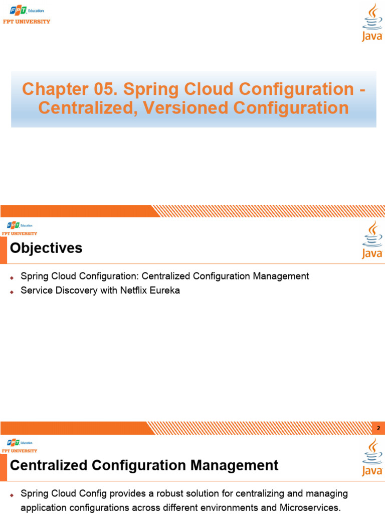 Spring Cloud Config & Eureka Overview | PDF | Version Control ...