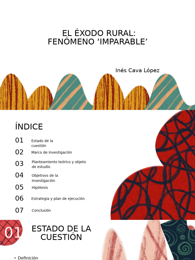 Éxodo Rural Fenómeno Imparable' | PDF