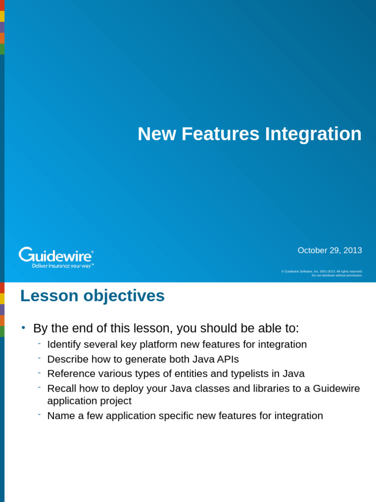 Guidewire Integration Features Overview | PDF | Java (Programming ...