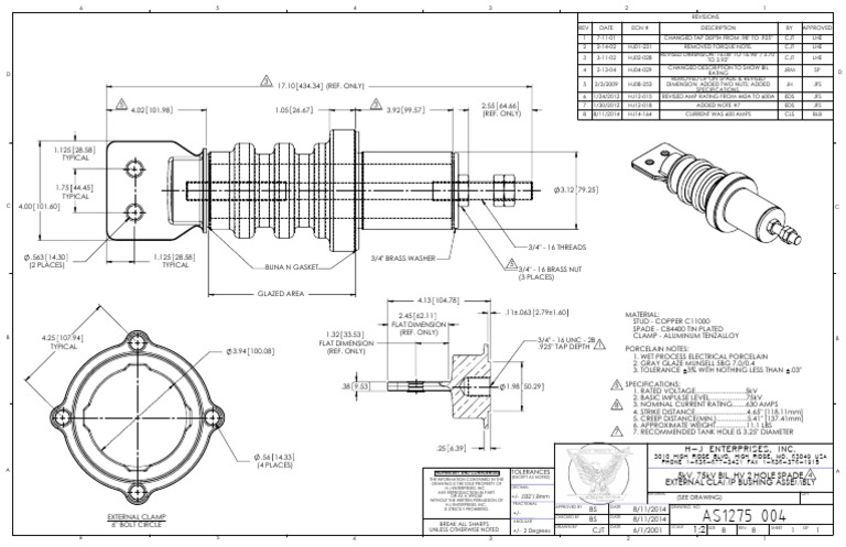 AS1275-004 | PDF | Mechanical Engineering