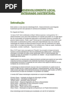 Desenvolvimento Local Intregado Sustentável