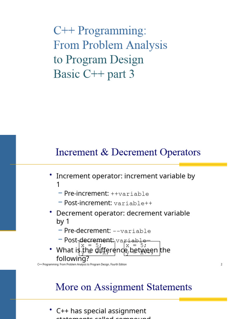Chapter2 Part3 Basic Elements Tagged | PDF | Computer Program | Programming