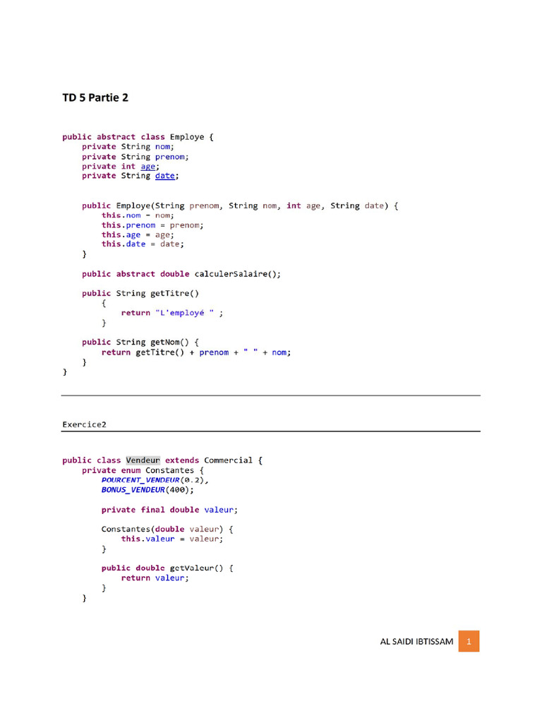TD5 Partie 2 | PDF