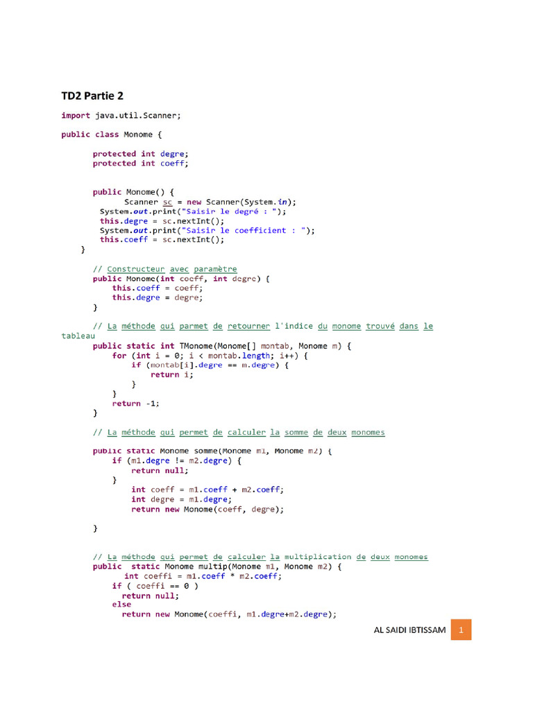 TD2 Partie 2 | PDF