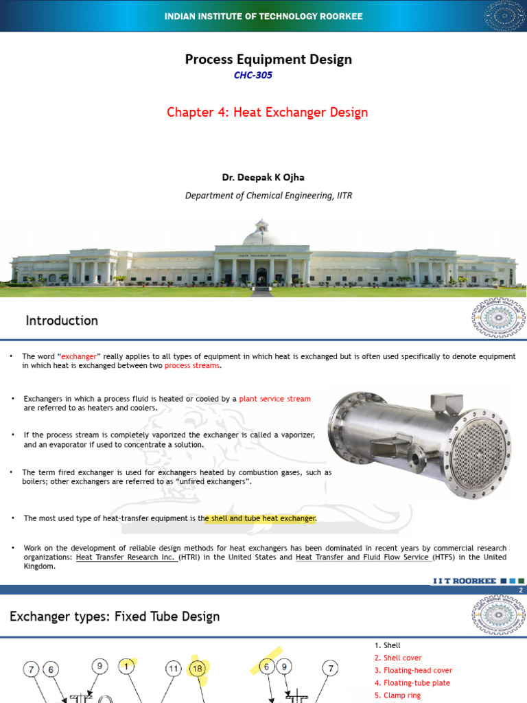 Chapter-4 - Heat Exchanger Design - Ver1 | PDF | Heat Exchanger | Heat ...