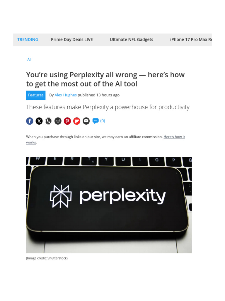 Maximize Perplexity AI Features Guide | PDF | Artificial Intelligence ...