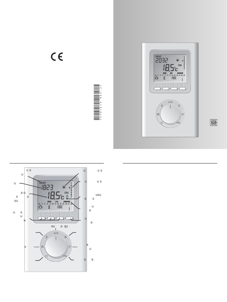 Thermostat Programmable Radio : Guide d'Utilisation | PDF | Grandeur ...