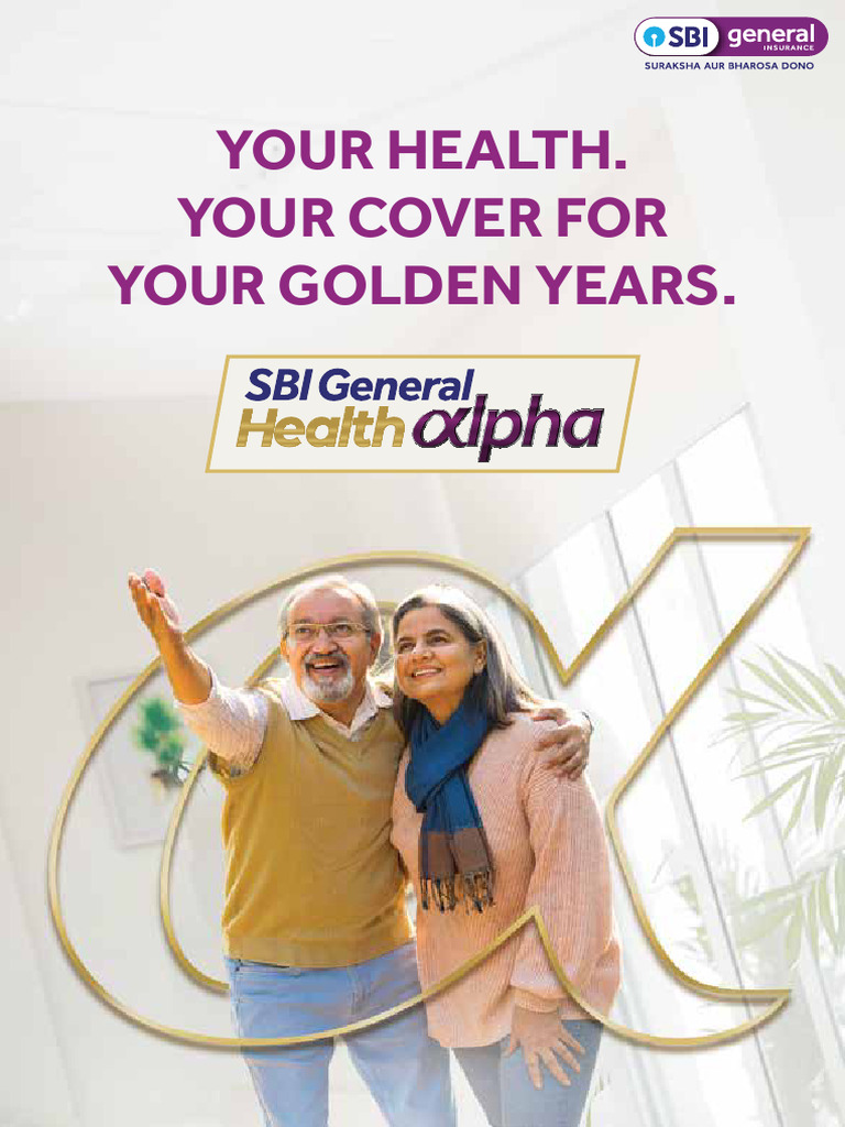 SBI Health Alpha Senior Plan Overview | PDF | Insurance | Financial ...
