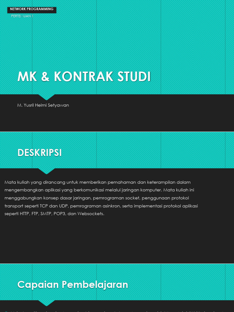 Pengantar Pemrograman Jaringan Komputer | PDF
