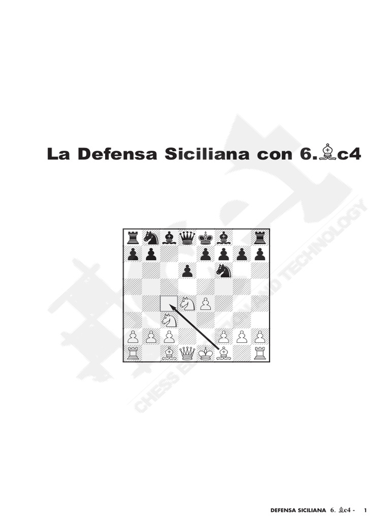 Siciliana 6 Ac4 | PDF | Aperturas de ajedrez | Teoría del ajedrez