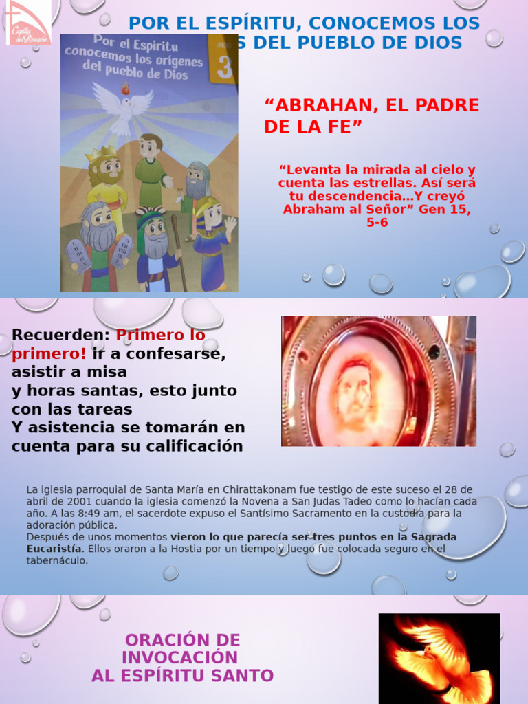 U3t1 Abraham El Padre de La Fe | PDF | eucaristía | Abrahán