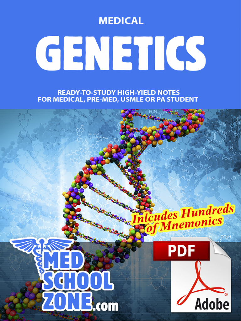 Medical Genetics Study Guide | PDF | Dominance (Genetics) | Genetics