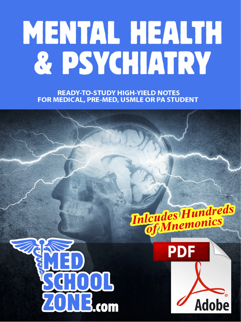 Mental Health & Psychiatry Guide | PDF | Personality Disorder | Psychiatry