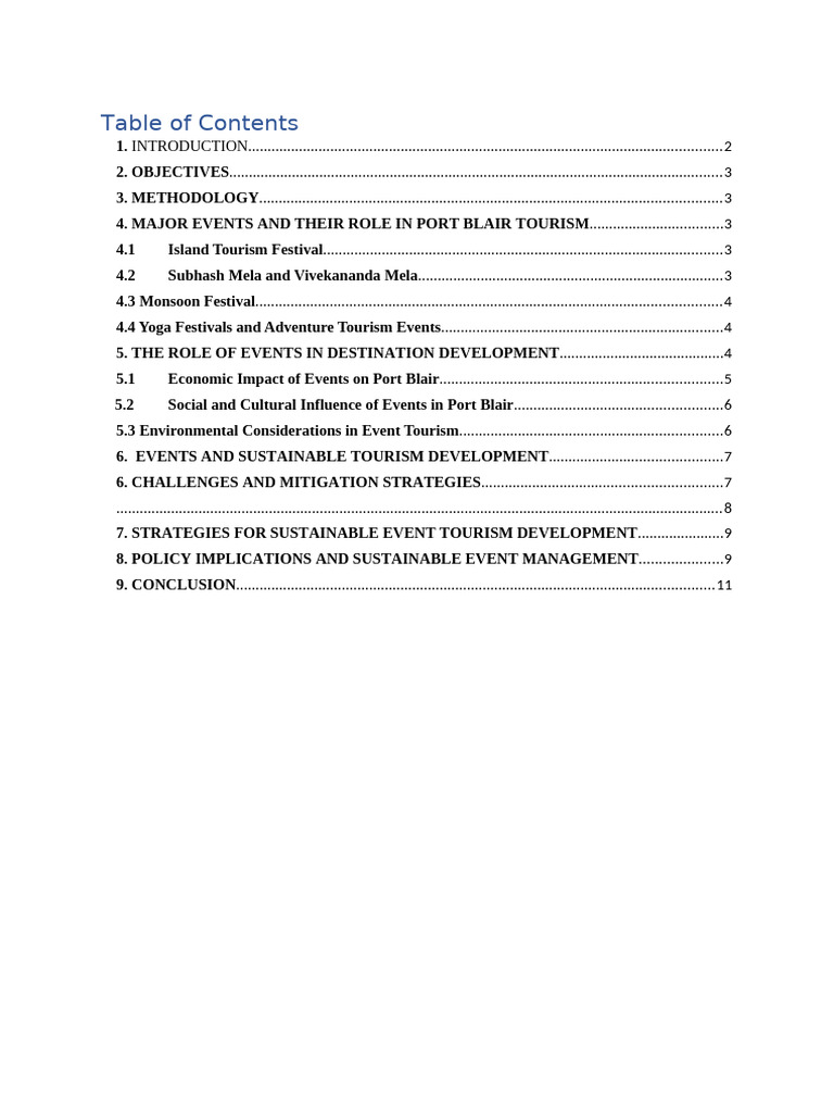 TRP Term Paper | PDF | Tourism | Sustainability