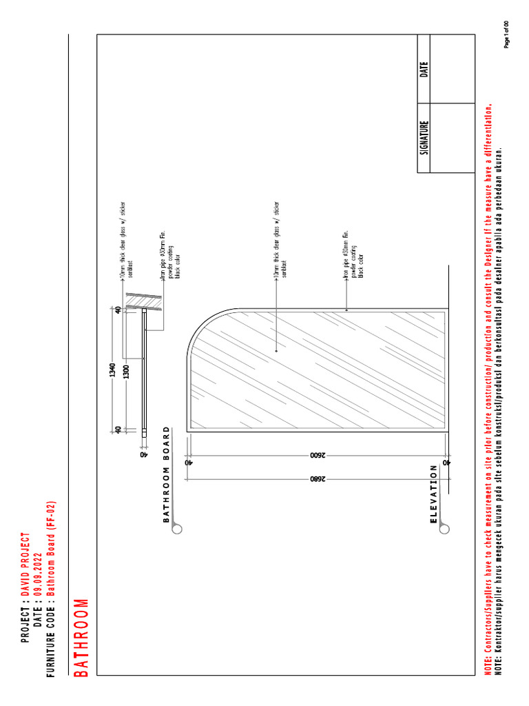 Bathroom Board | PDF