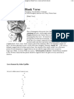 Tlit1 U1 Hemingway's Blank Verse and Updike's Love Sonnet