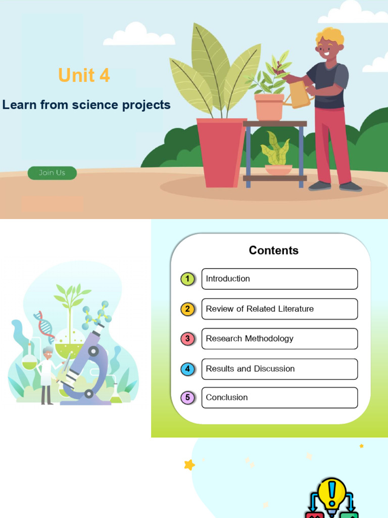 MEP 4 Learn From Science Projects | PDF
