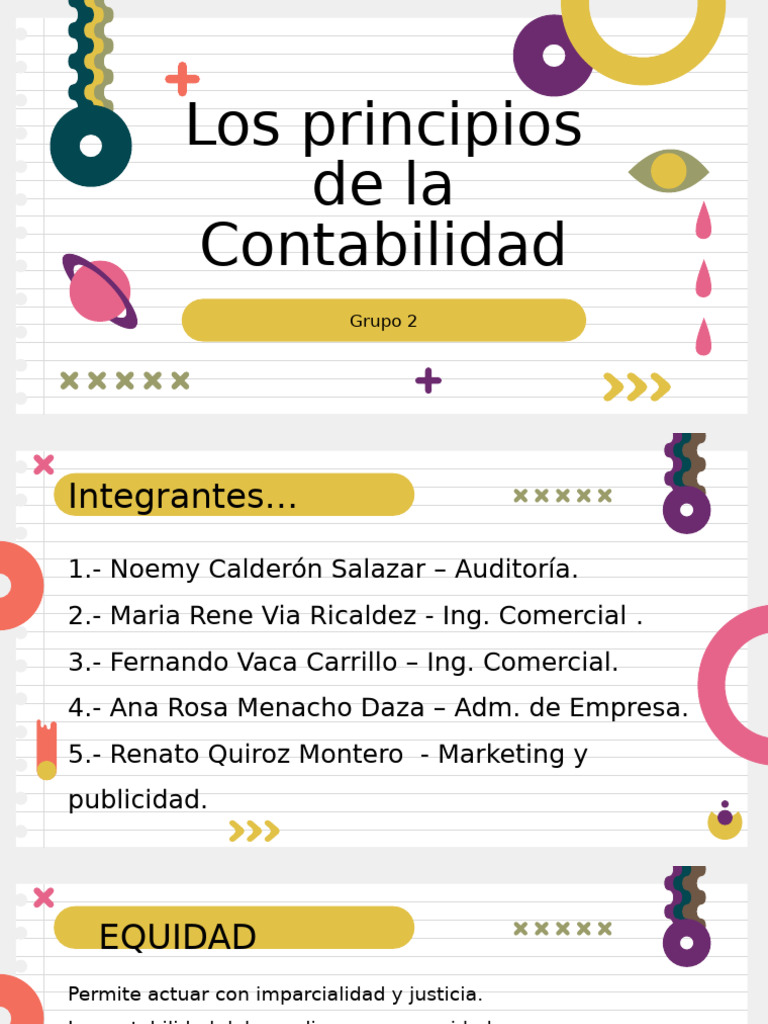 Principios de La Contabilidad | PDF | Contabilidad | Estado financiero