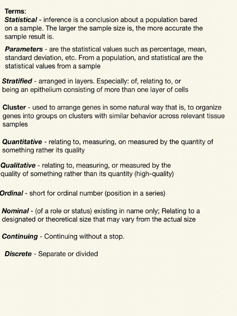 Statistical 2 | PDF