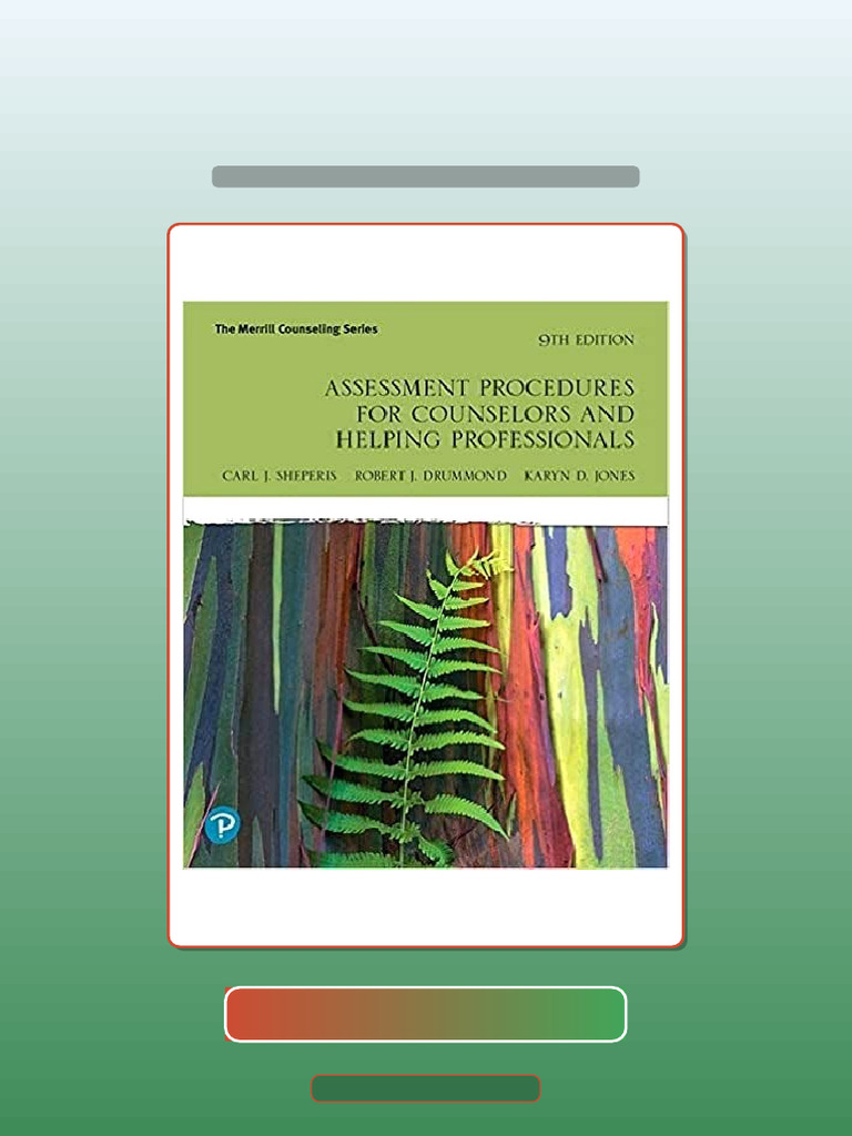 Assessment Procedures For Counselors and Helping Professionals 9th ...