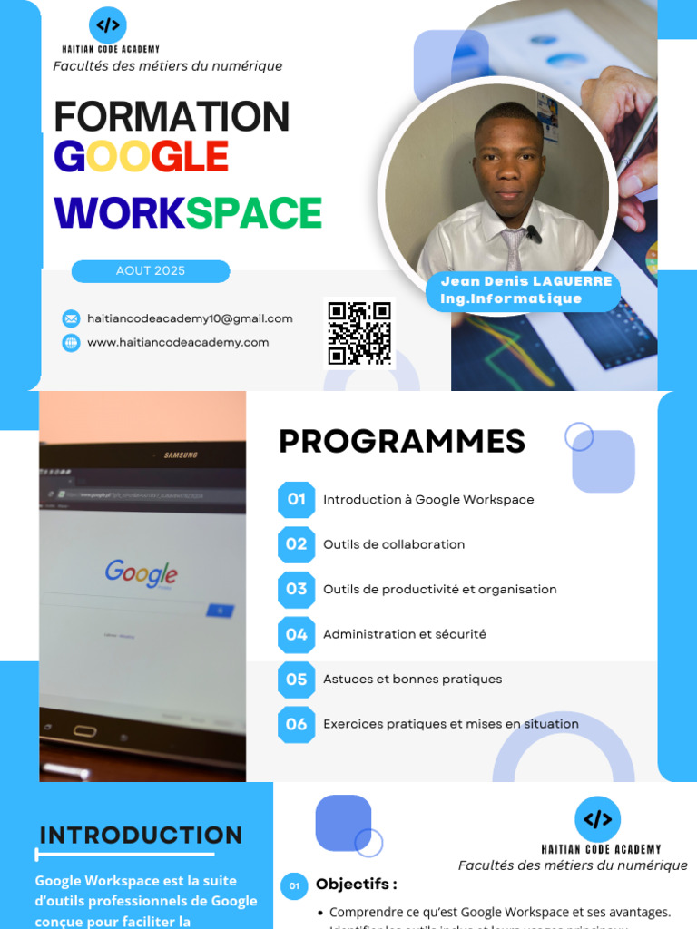 Formation Google Workspace : Outils et Pratiques | PDF | Fichier ...