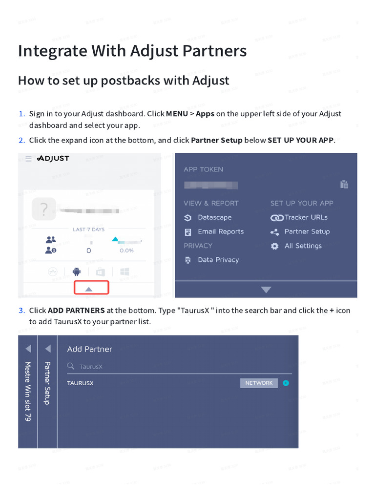 Adjust Partner Integration Guide | PDF