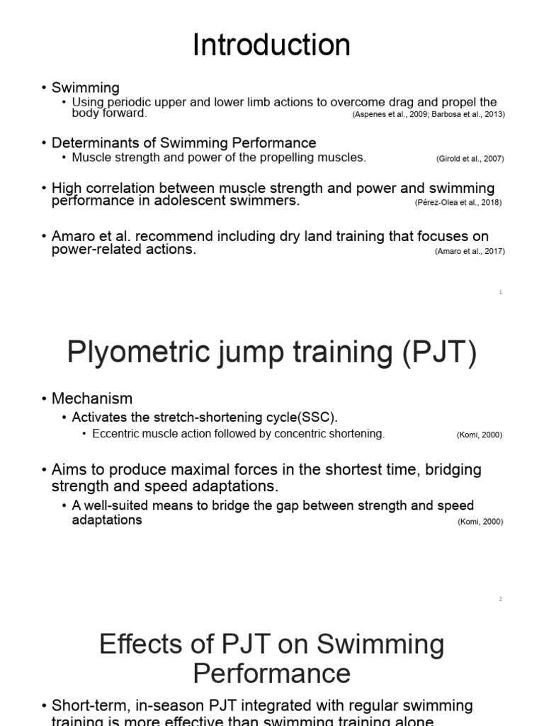 The Effects of Plyometric Jump Training On Jump and Sport-Specific ...