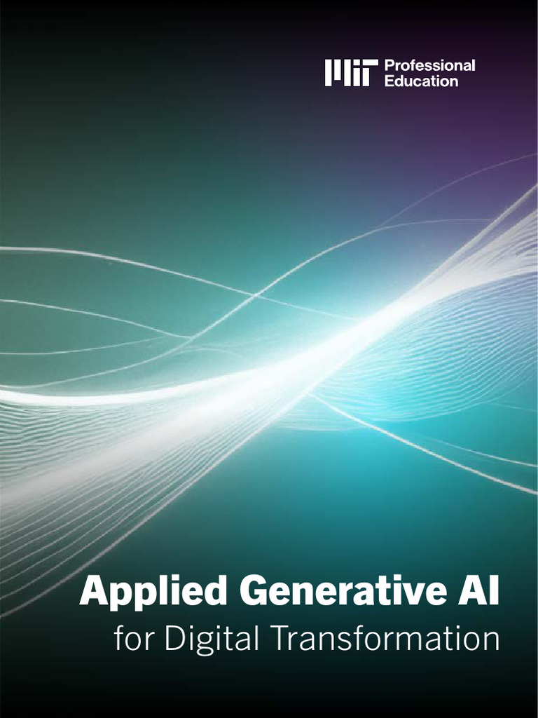 MIT Applied Generative AI Course Overview | PDF | Artificial ...