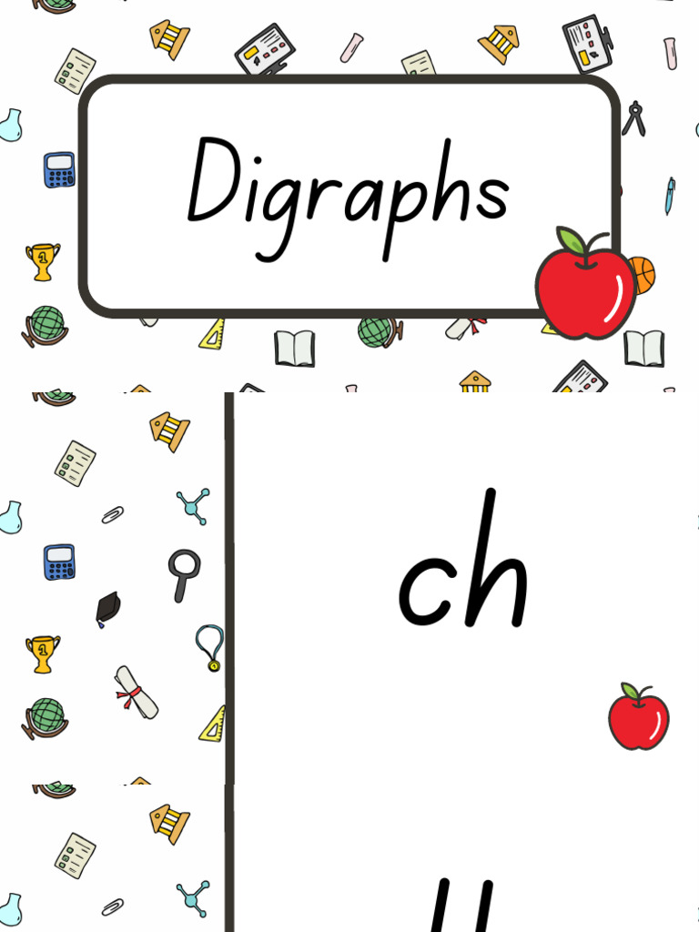 Digraphs (English) Prasekolah | PDF