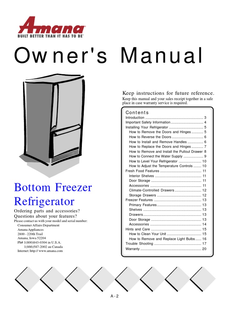 Amana Model 20 Refrigerator Refrigerator Valve