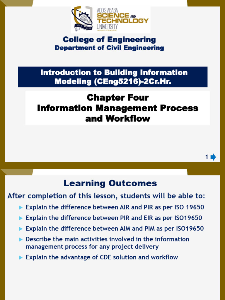 Chapter 4.information Management Process and Workflow | PDF | Building ...