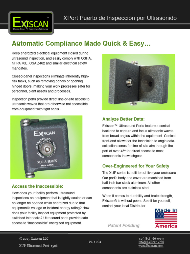 Ultrasound Inspection Port Overview | PDF | Screw | Pipe (Fluid Conveyance)
