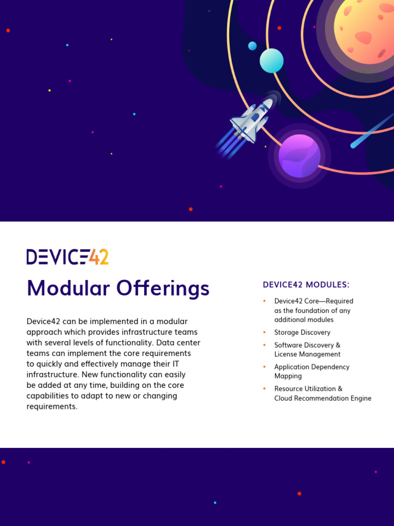 Modular IT Management with Device42 | PDF | Cloud Computing | Ip Address