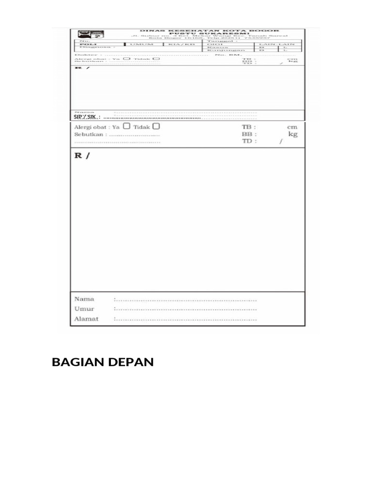 Pengkajian Resep Obat dan Kriteria Evaluasi | PDF