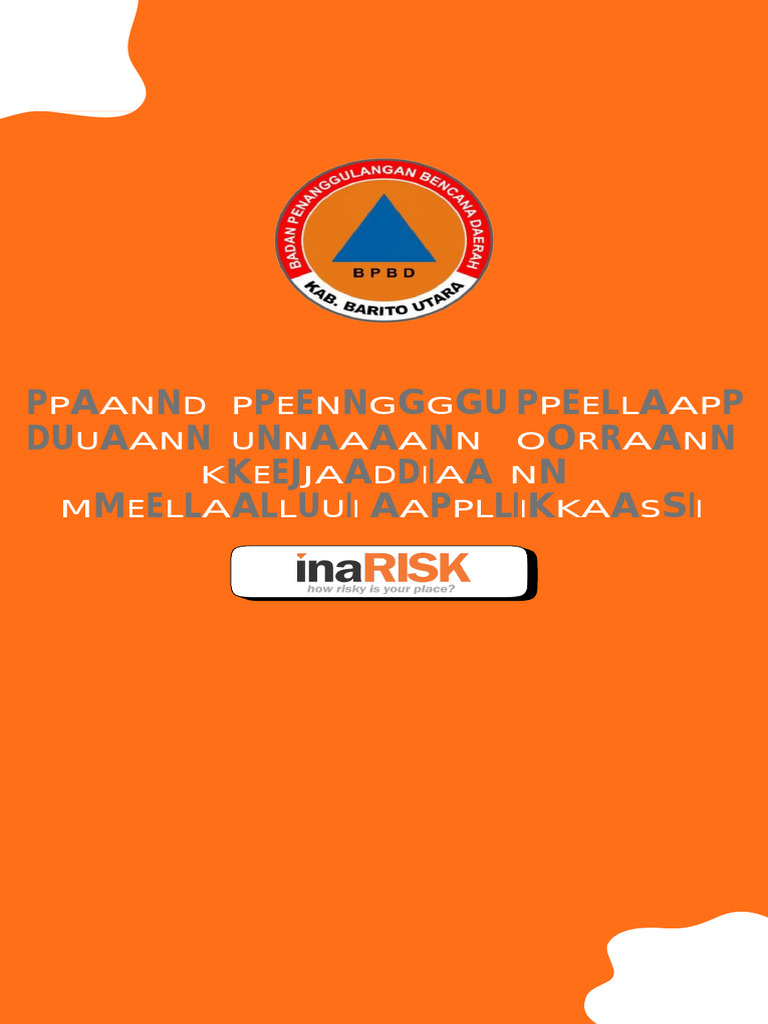 Panduan Laporan Bencana di InaRISK | PDF