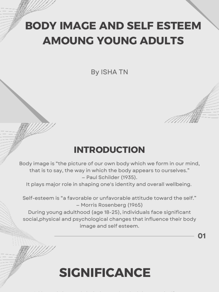 Body Image and Self Esteem Amoung Young Adults PDF | PDF | Self Esteem ...