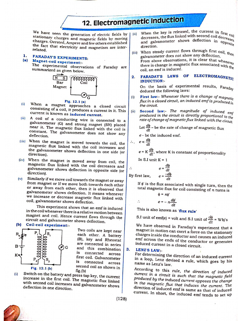 12 Magnetic Induction | PDF