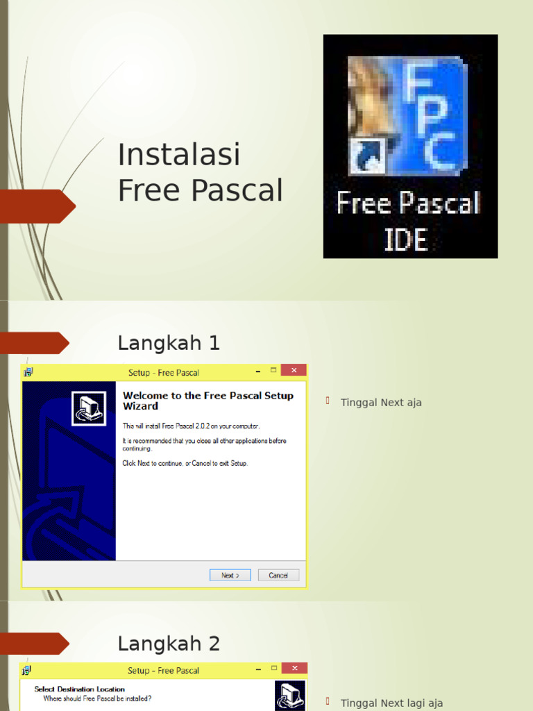 Panduan Instalasi Free Pascal Lengkap | PDF