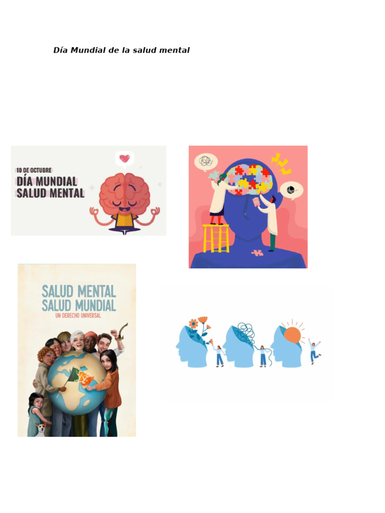 Día Mundial de La Salud Mental | PDF