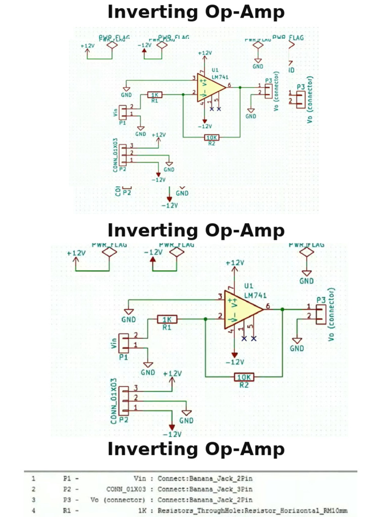 Inverting Op Amp | PDF