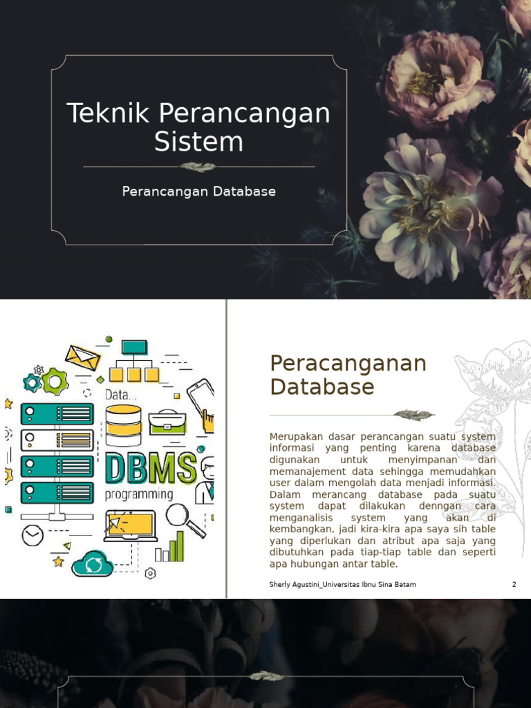 Teknik Perancangan Database Efektif | PDF