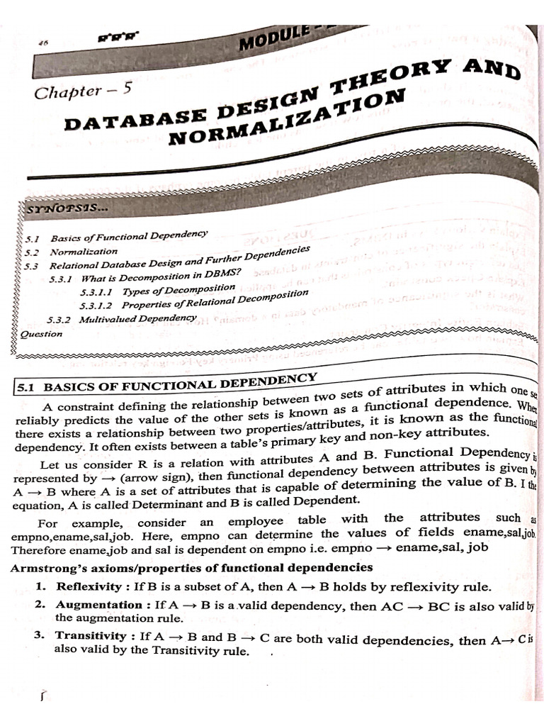 DBMS Module 2 Anwers | PDF