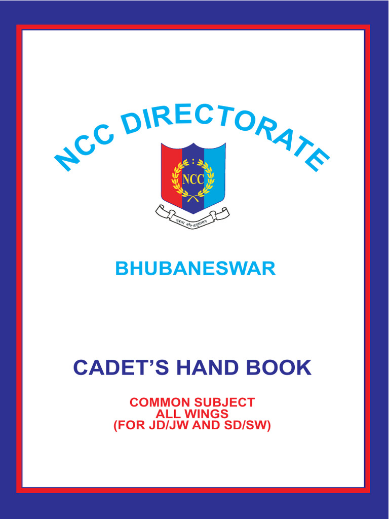 NCC Cadet Handbook: Common Subjects Guide | PDF | Military | Armed Conflict