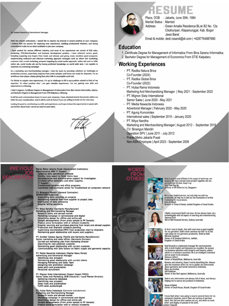 CV Dedi 2026 (Compress) | PDF